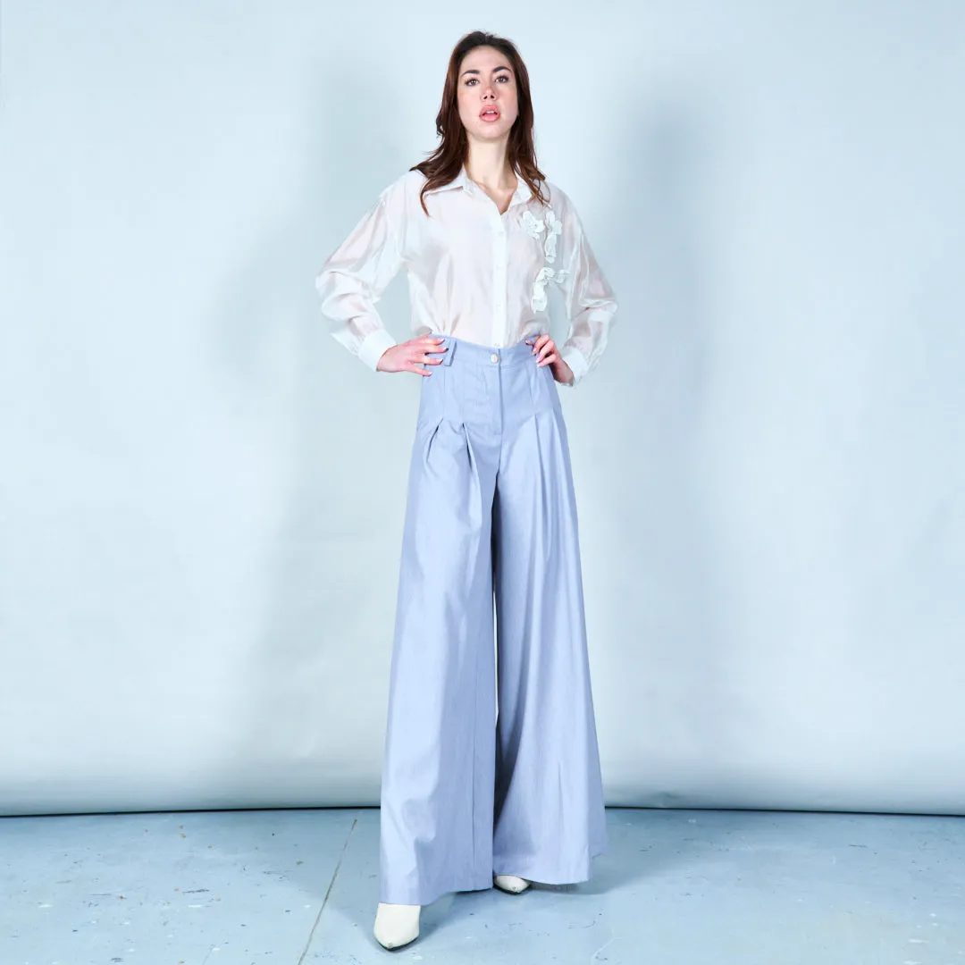 Pleated wide-leg trousers wholesale