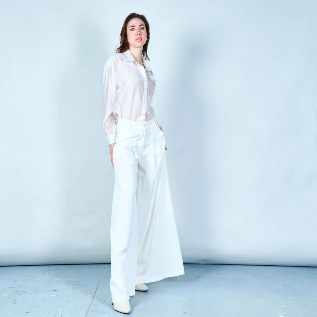Pleated wide-leg trousers wholesale