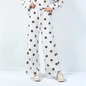 Polka dot wide-leg pants wholesale