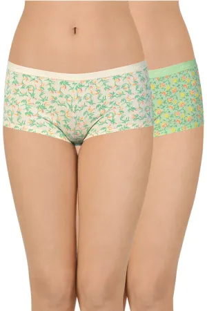 Printed Low Rise Boyshort Panty (Pack of 2)