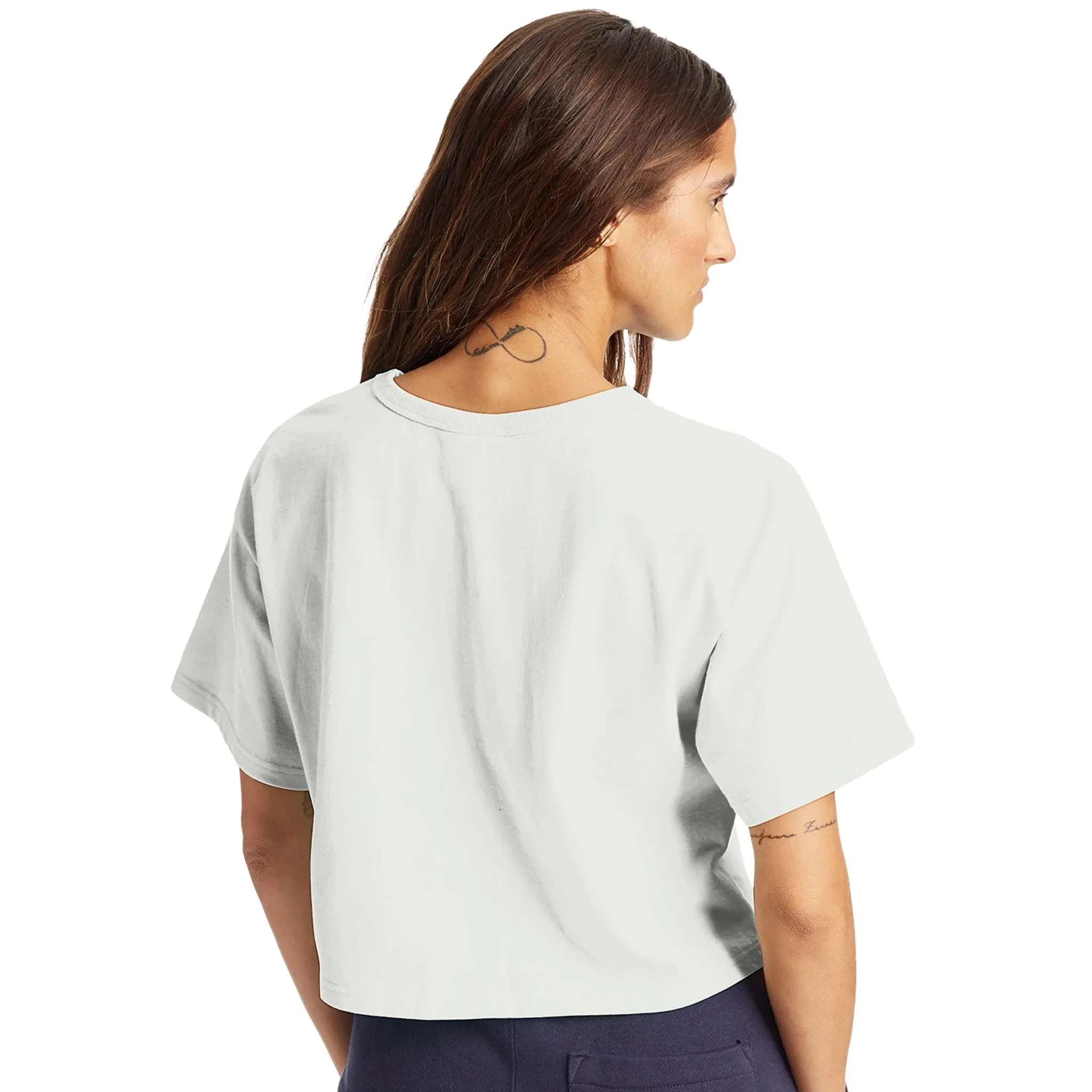 Pump Cover Women's Cropped Crewneck T-Shirt