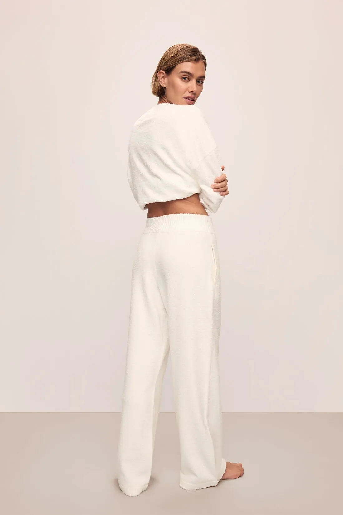 Recycled Boucle Relaxed Fit Pant