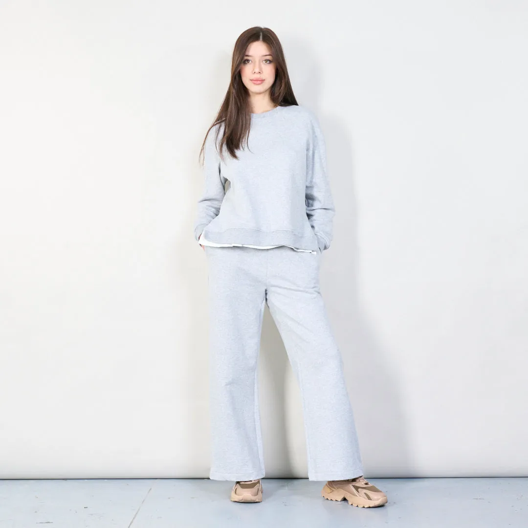 Relaxed wide-leg sweatpants wholesale