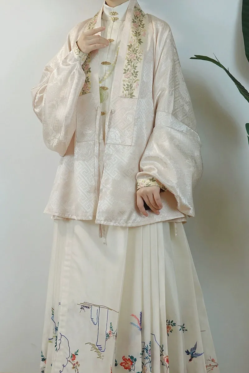 Ruohe 柔和 Ming Dynasty Jiaoling Pipa Sleeve Shirt