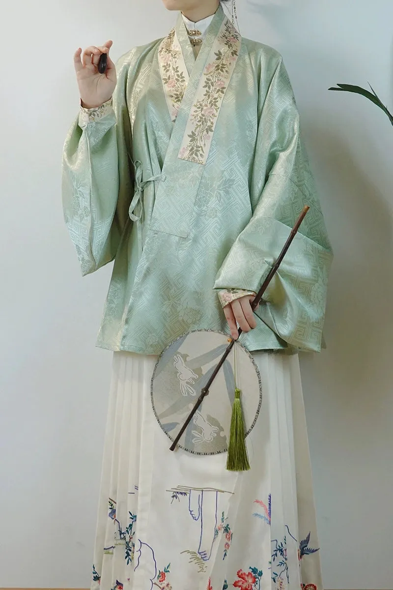 Ruohe 柔和 Ming Dynasty Jiaoling Pipa Sleeve Shirt