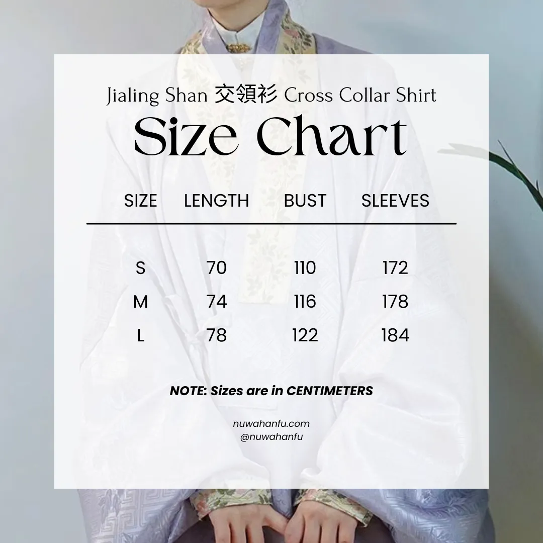 Ruohe 柔和 Ming Dynasty Jiaoling Pipa Sleeve Shirt