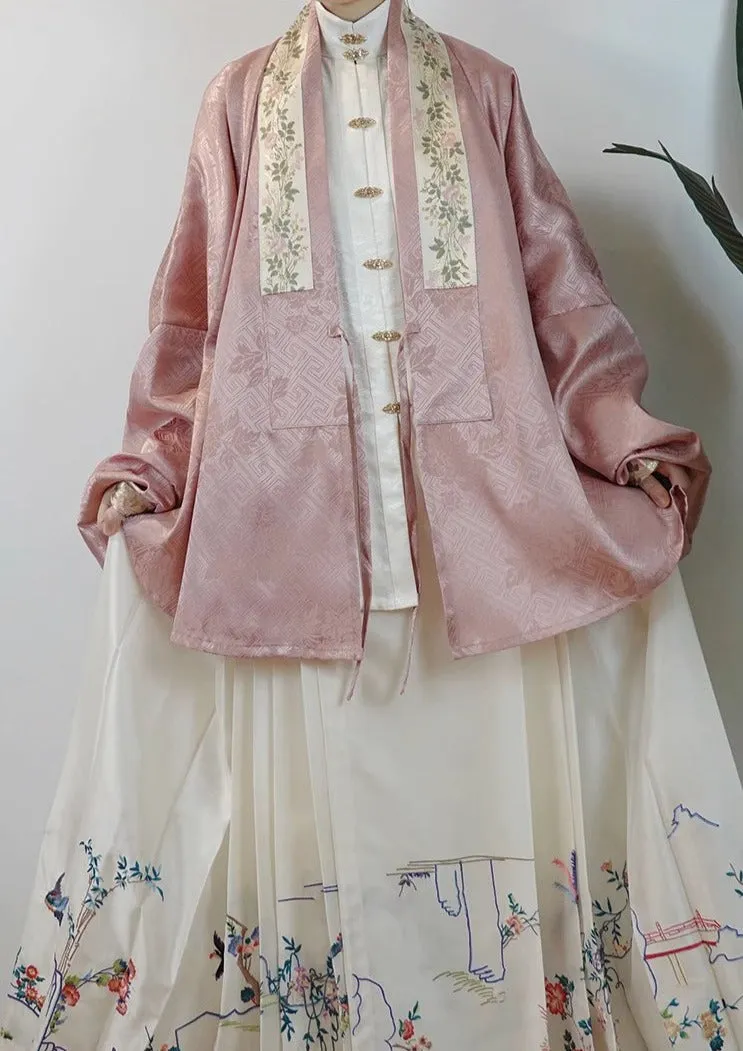 Ruohe 柔和 Ming Dynasty Jiaoling Pipa Sleeve Shirt