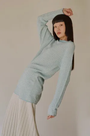 Rus- Kiri Sweater: Light Blue