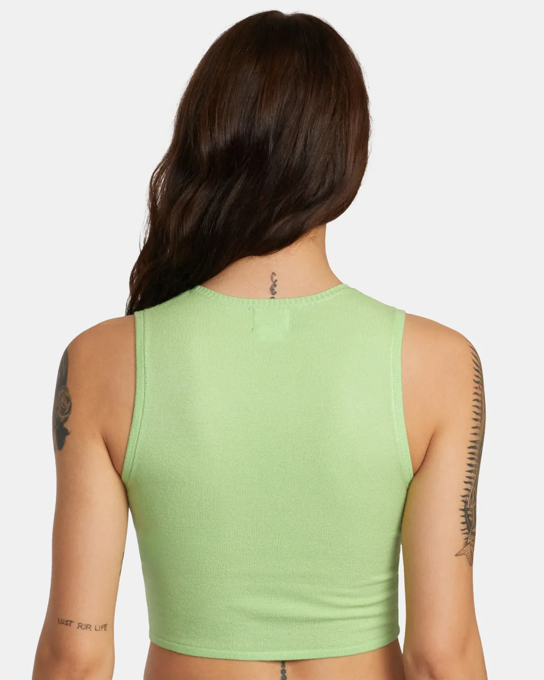 Selects Shiver Sweater Tank Crew Neck Sweater - Glow