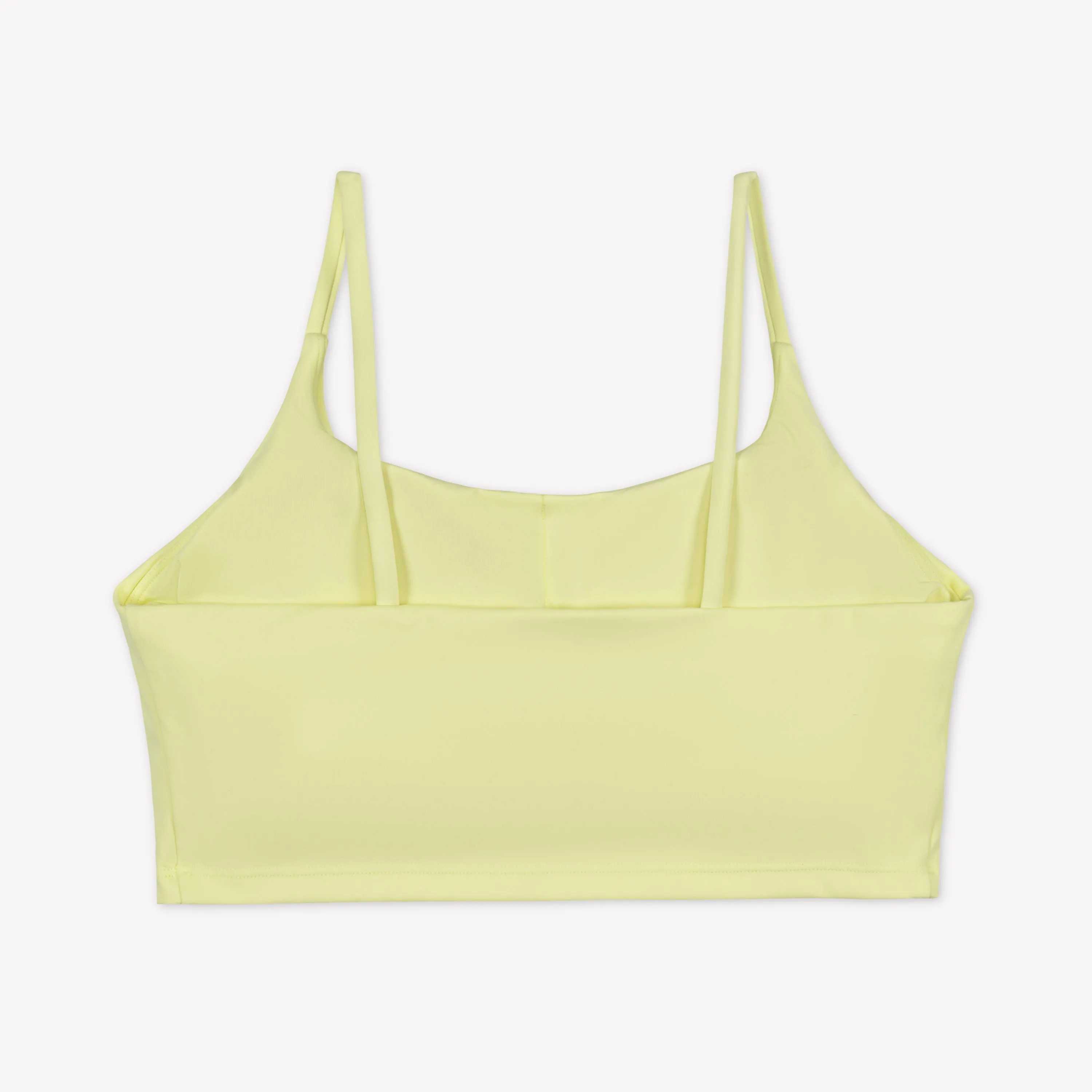 Sports Bra - Citron/White