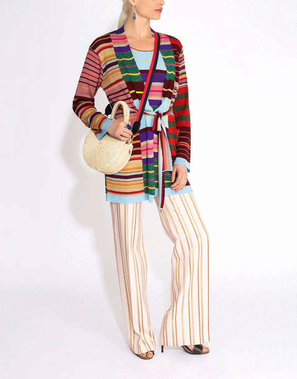 Striped Rainbow Serpent Sweater