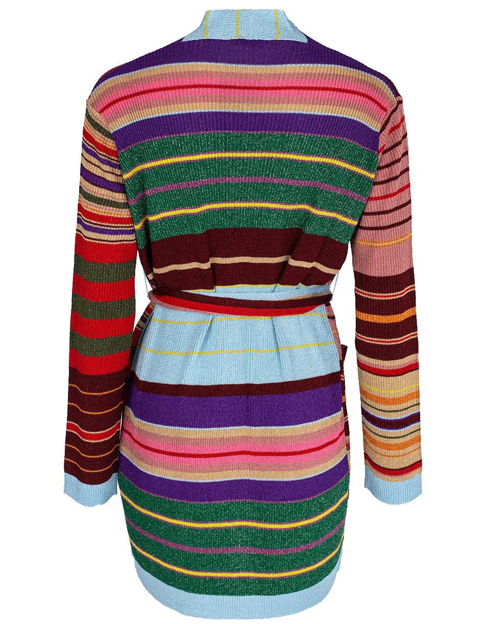 Striped Rainbow Serpent Sweater