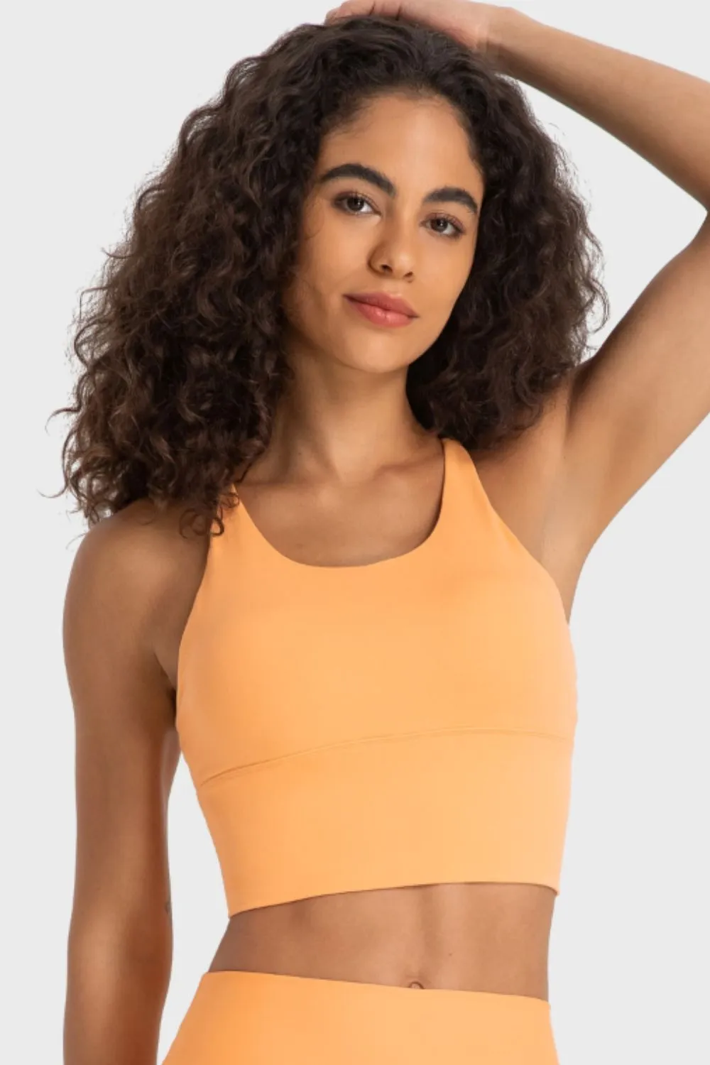 Sugar and Spice Crisscross Back Ladder Detail Sports Bra