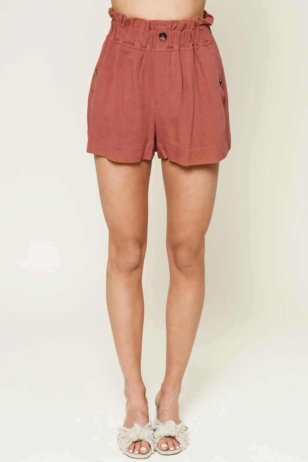 Teri Paper Bag Shorts