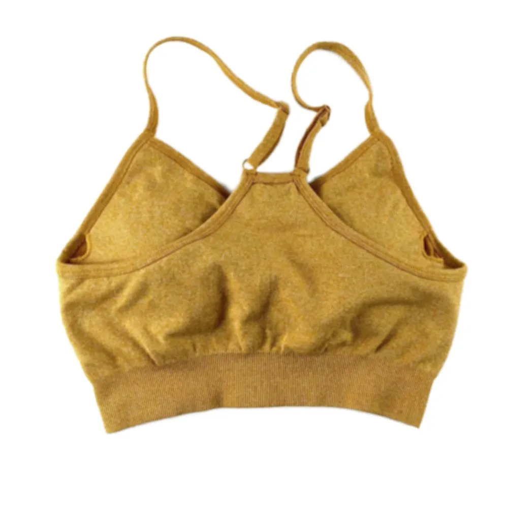 Trendy Women's Quick Drying Seamless Push Up Sport Bras