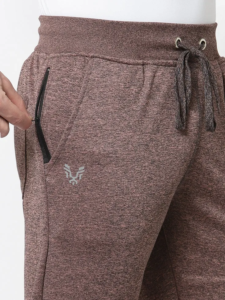 UZARUS Men's Joggers Track Pants with 1 Zippered Pocket for Gym, Yoga, Workout and Casual Wear