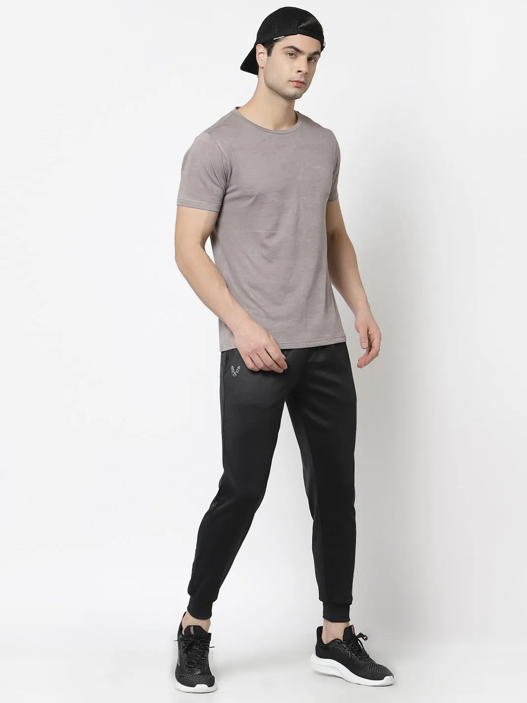 UZARUS Men's Joggers Track Pants with 1 Zippered Pocket for Gym, Yoga, Workout and Casual Wear