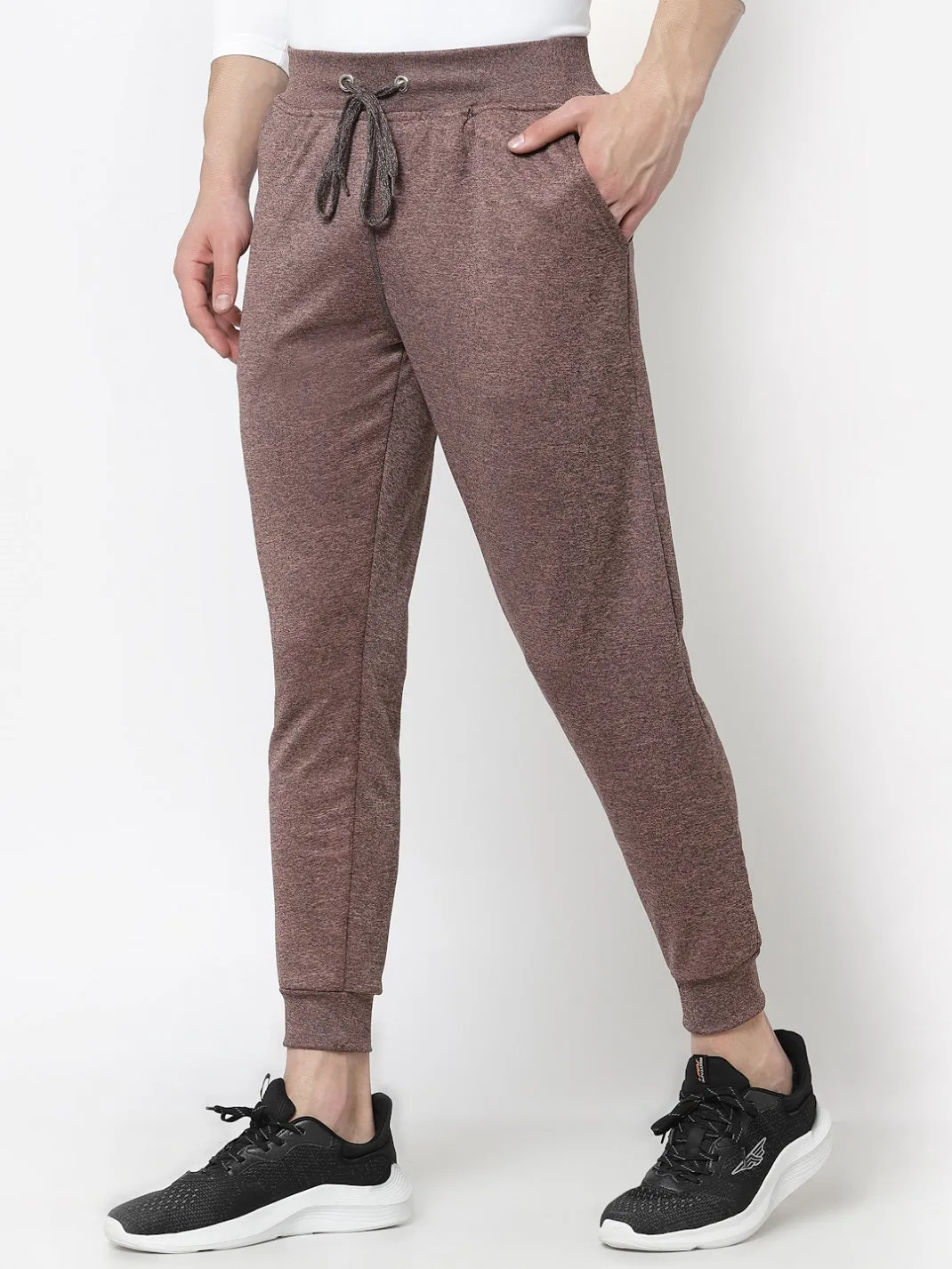 UZARUS Men's Joggers Track Pants with 1 Zippered Pocket for Gym, Yoga, Workout and Casual Wear