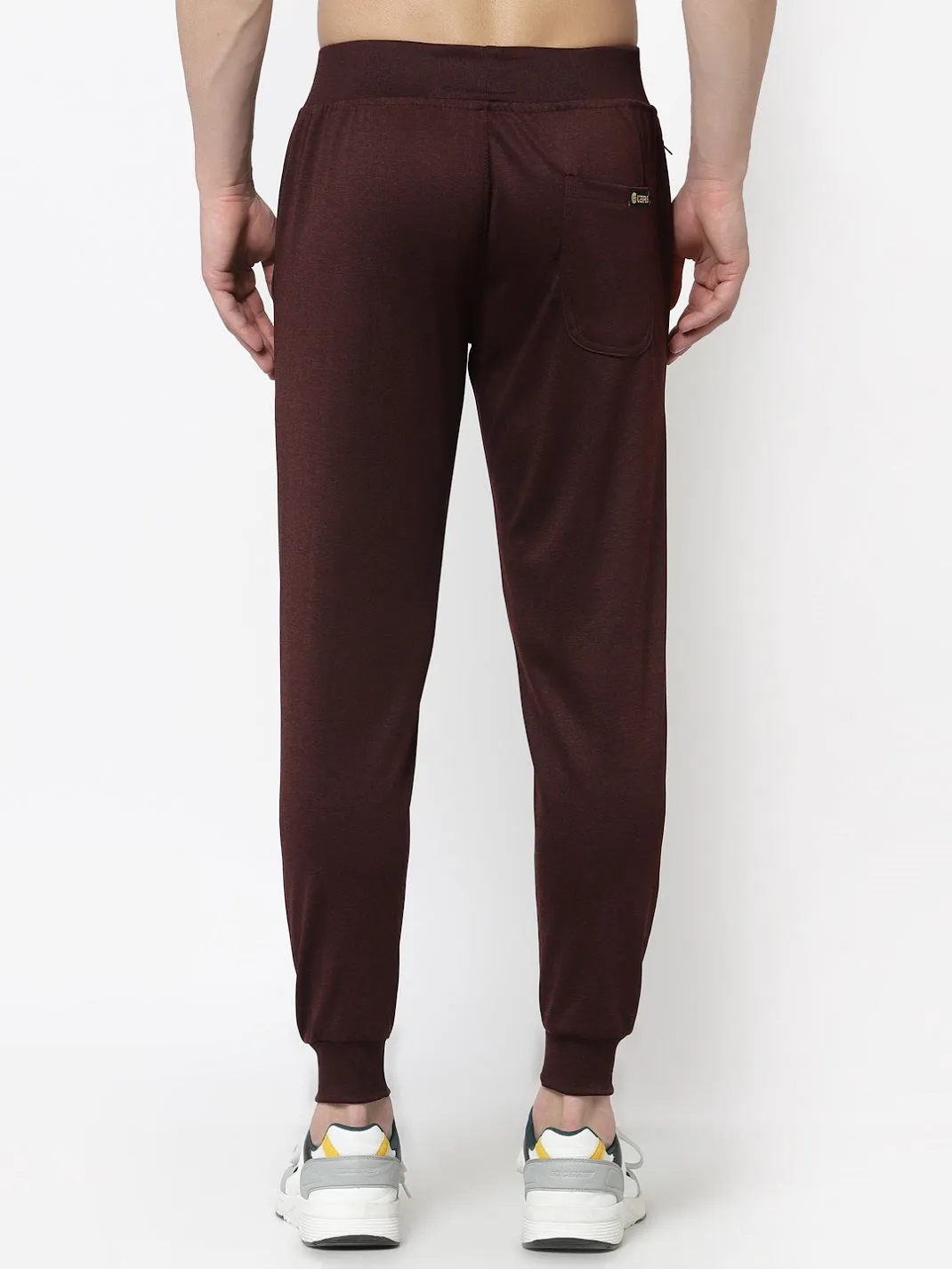 UZARUS Men's Joggers Track Pants with 1 Zippered Pocket for Gym, Yoga, Workout and Casual Wear