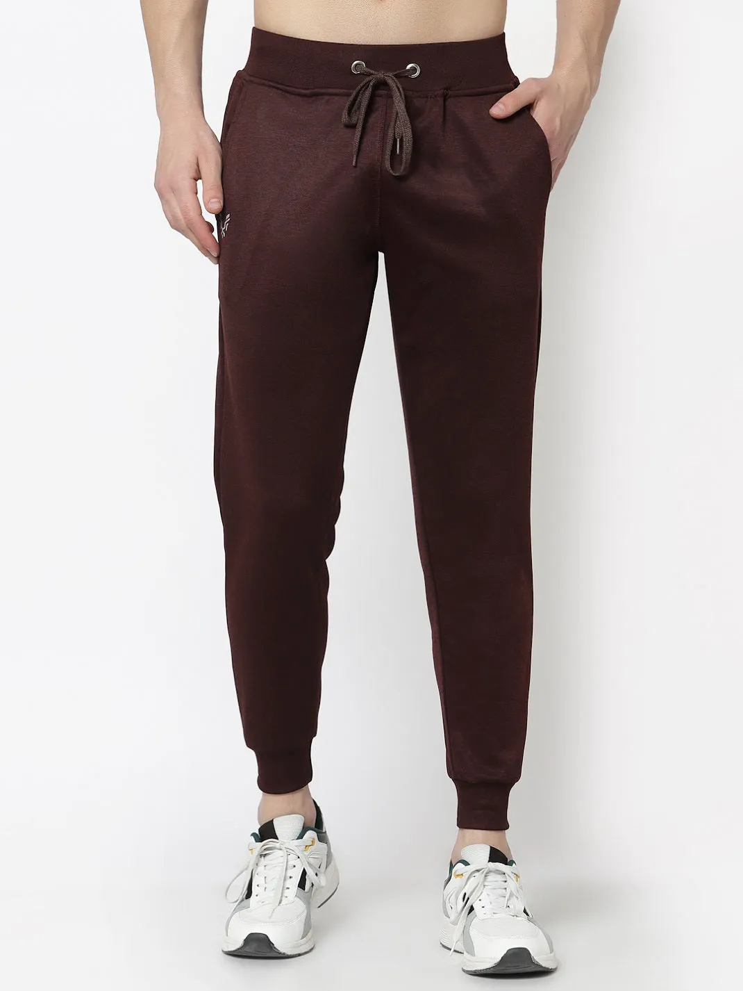 UZARUS Men's Joggers Track Pants with 1 Zippered Pocket for Gym, Yoga, Workout and Casual Wear