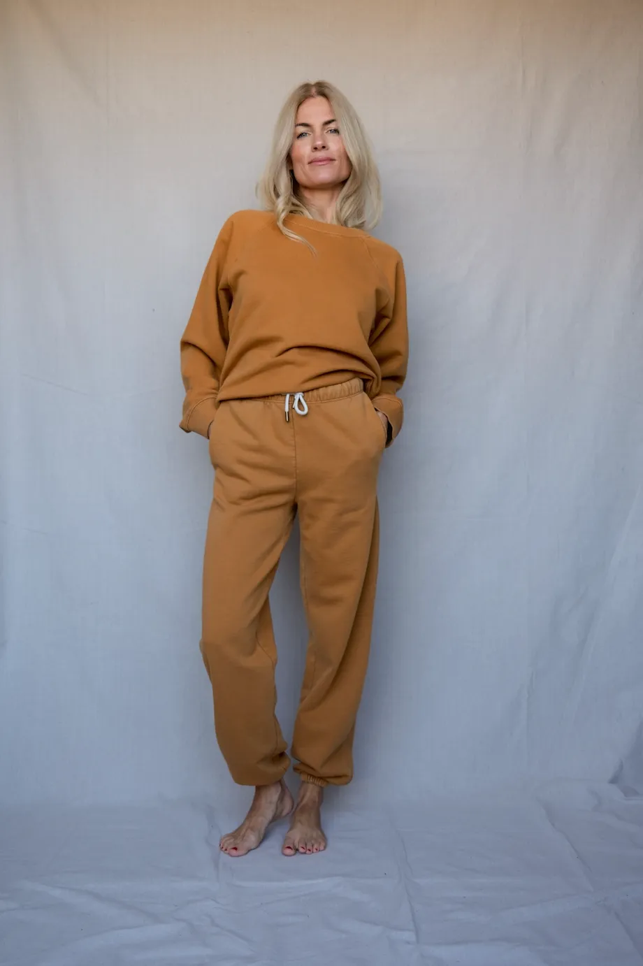 Vintage Fleece Jogger - Camel
