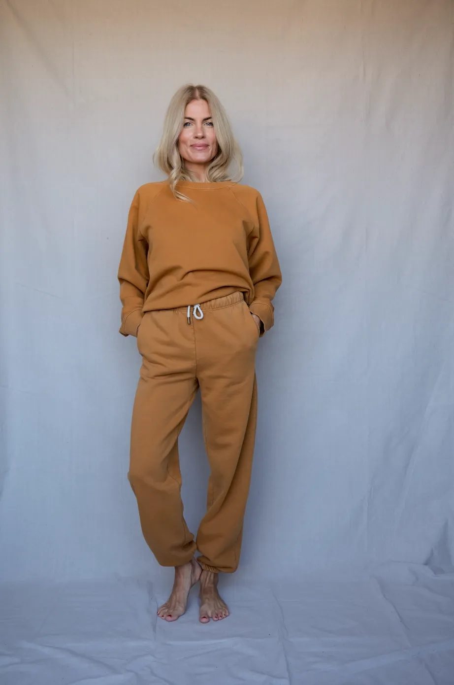 Vintage Fleece Jogger - Camel