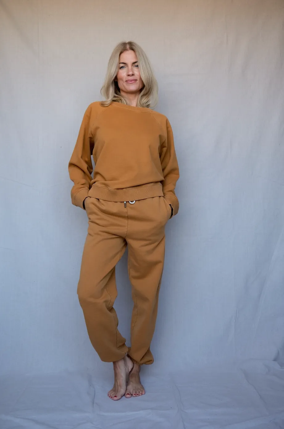 Vintage Fleece Jogger - Camel
