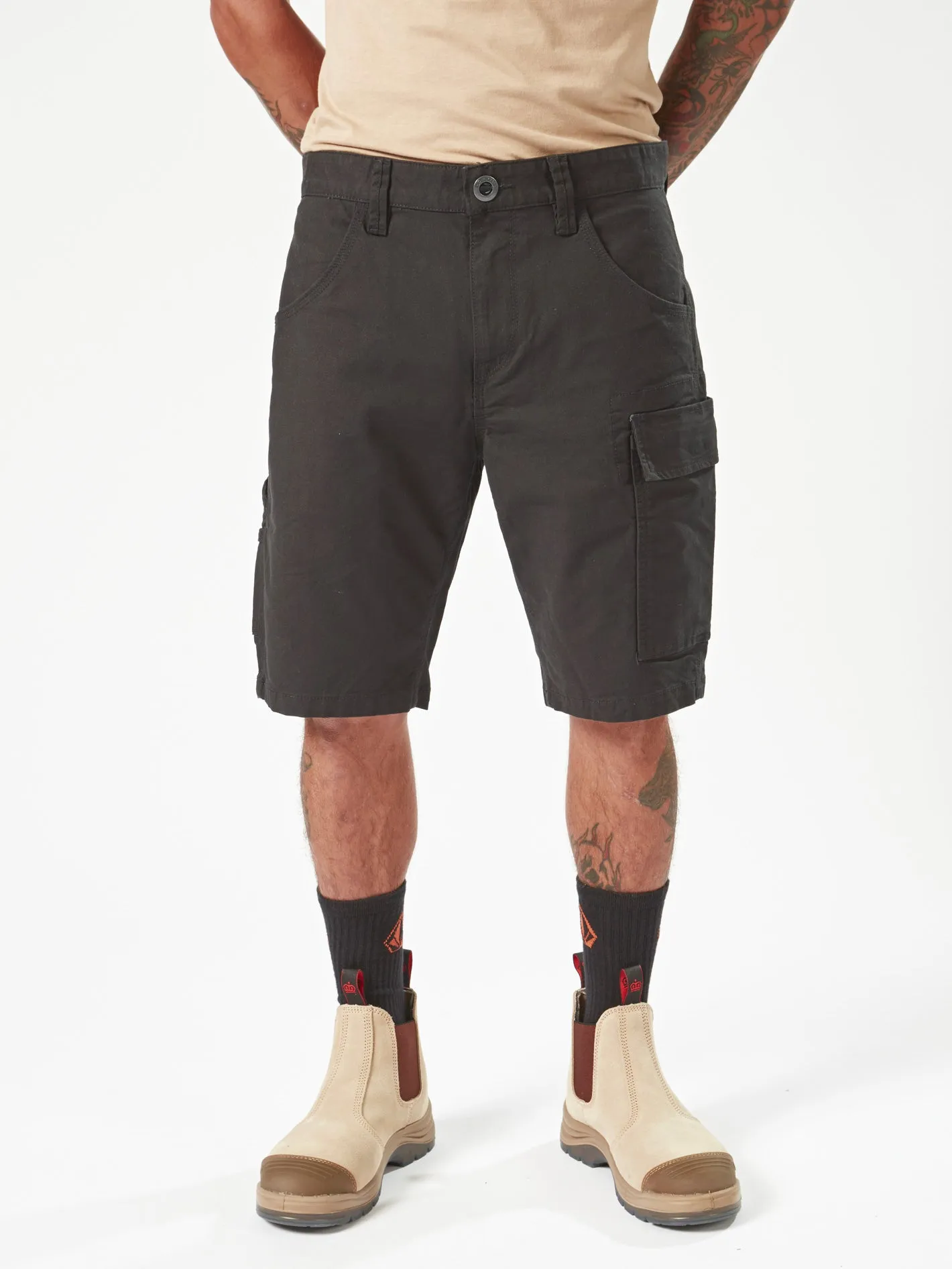 Volcom Workwear Caliper Work Shorts - Black