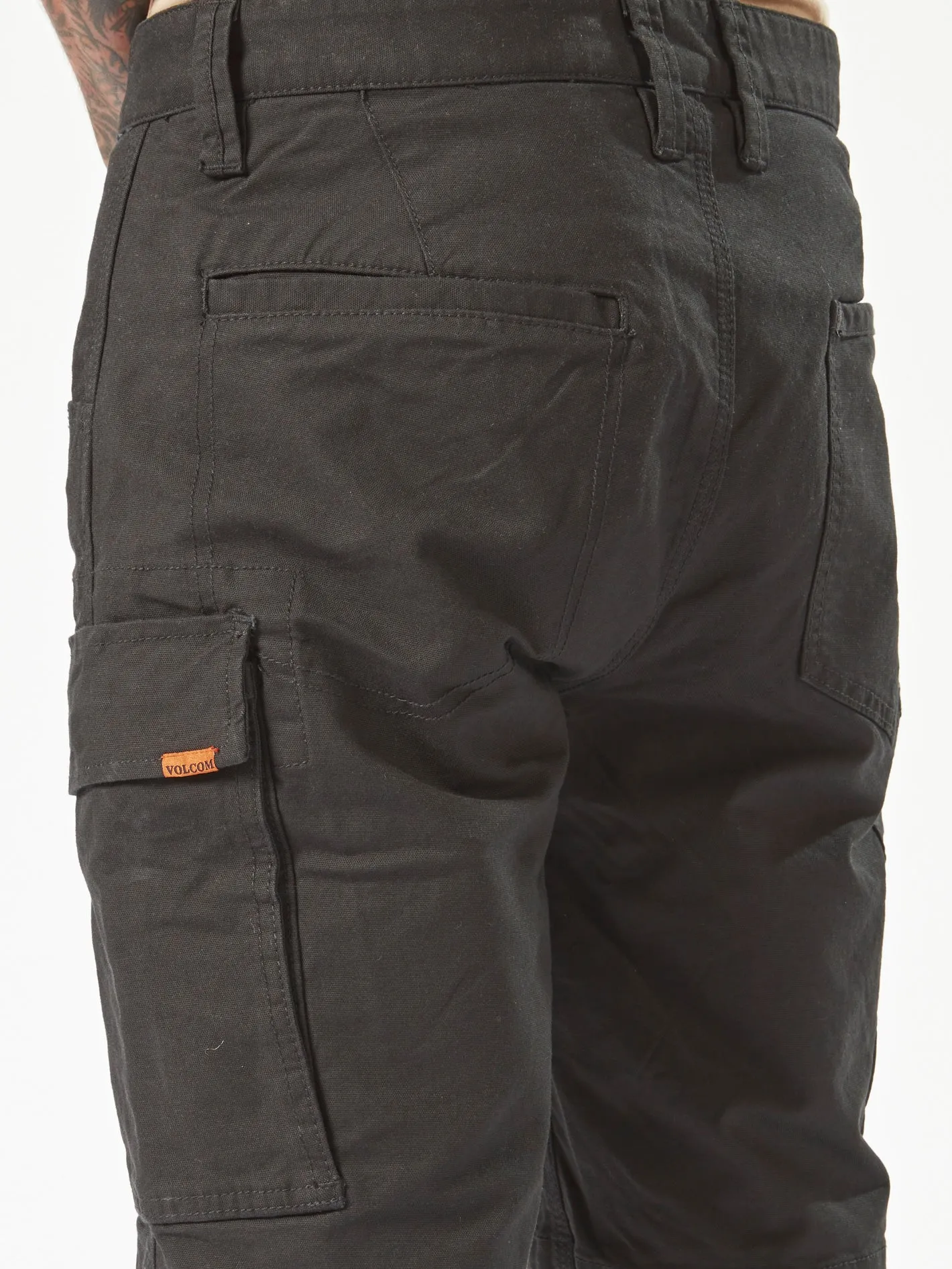 Volcom Workwear Caliper Work Shorts - Black