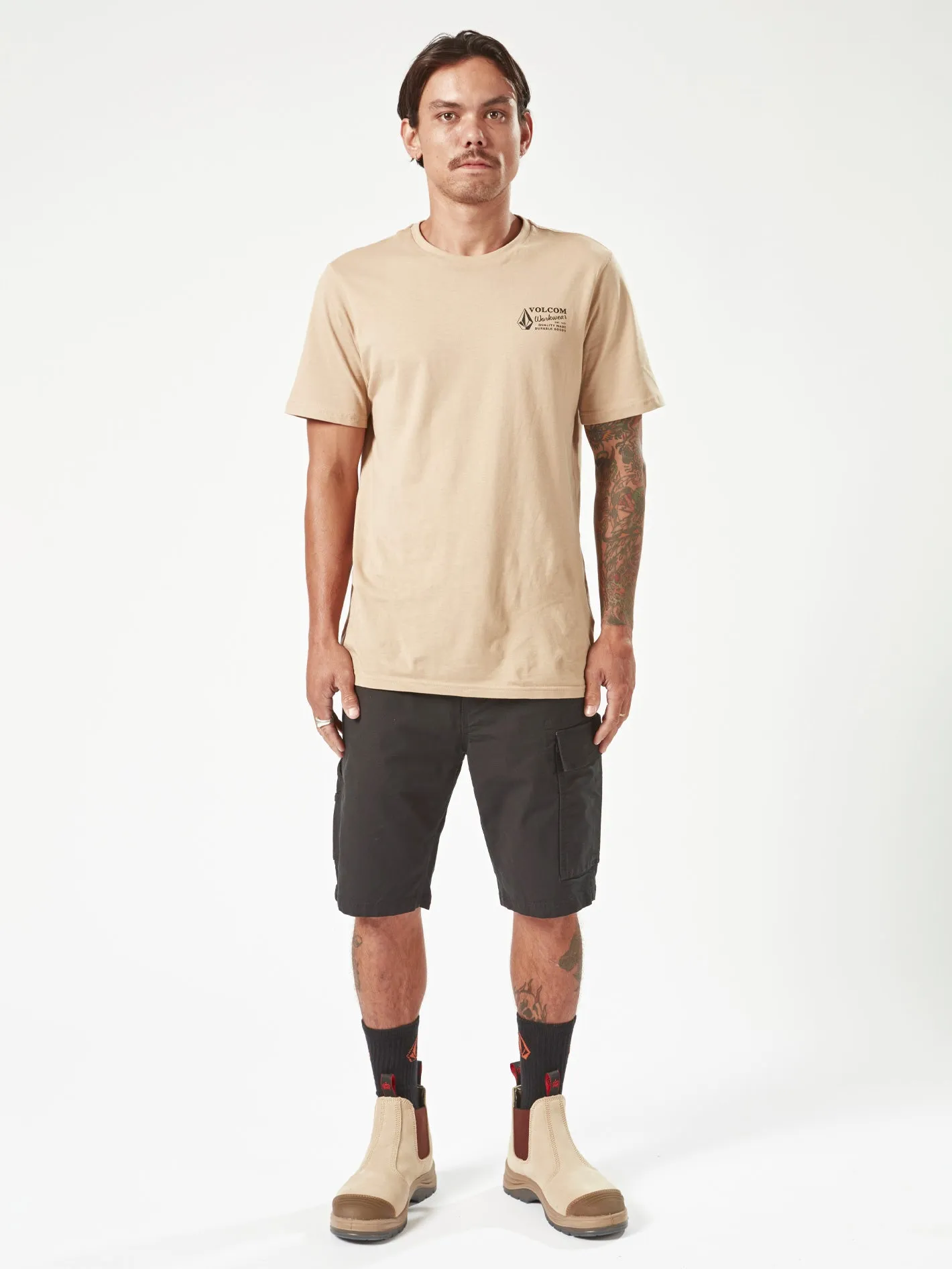 Volcom Workwear Caliper Work Shorts - Black