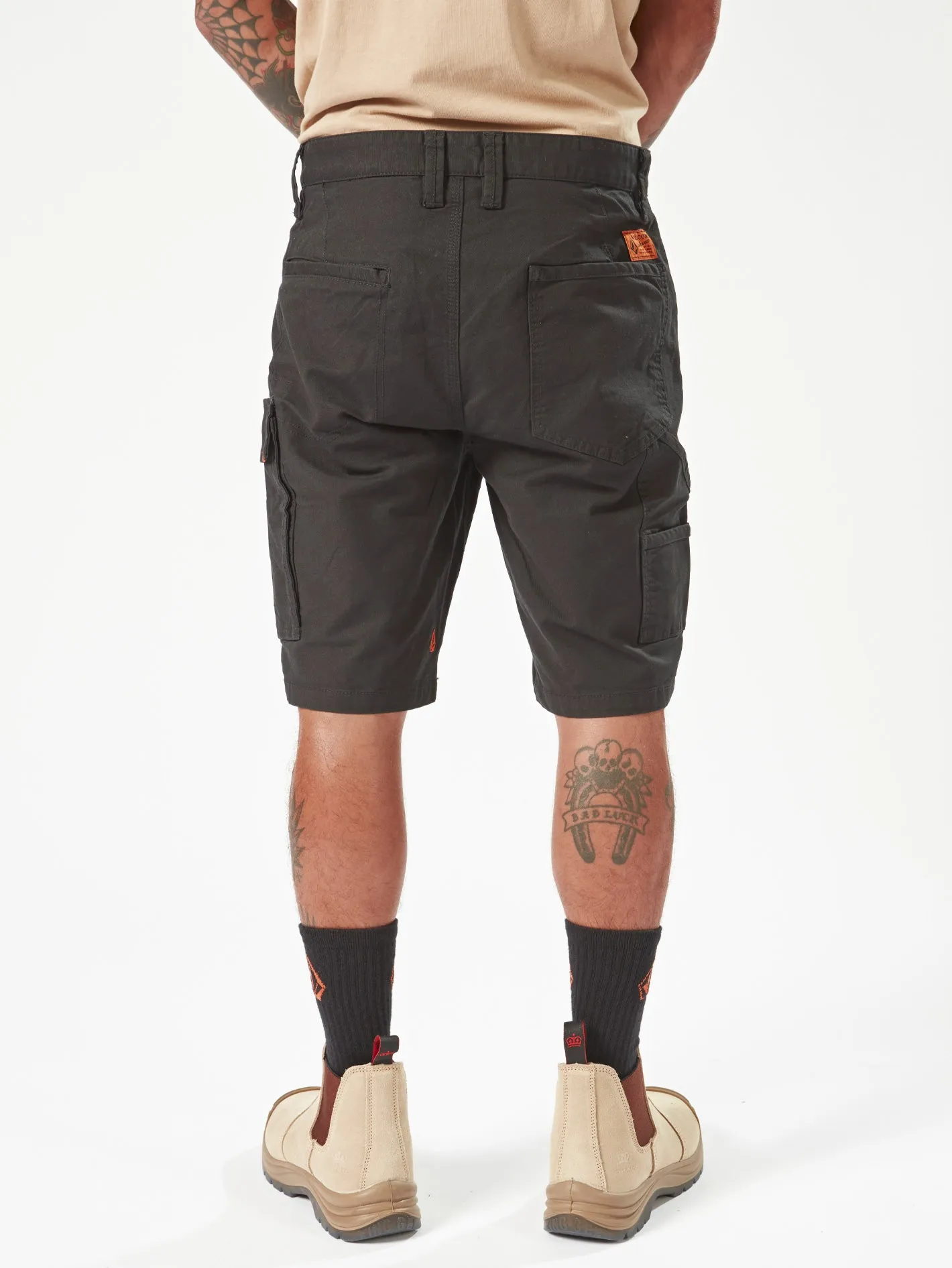 Volcom Workwear Caliper Work Shorts - Black