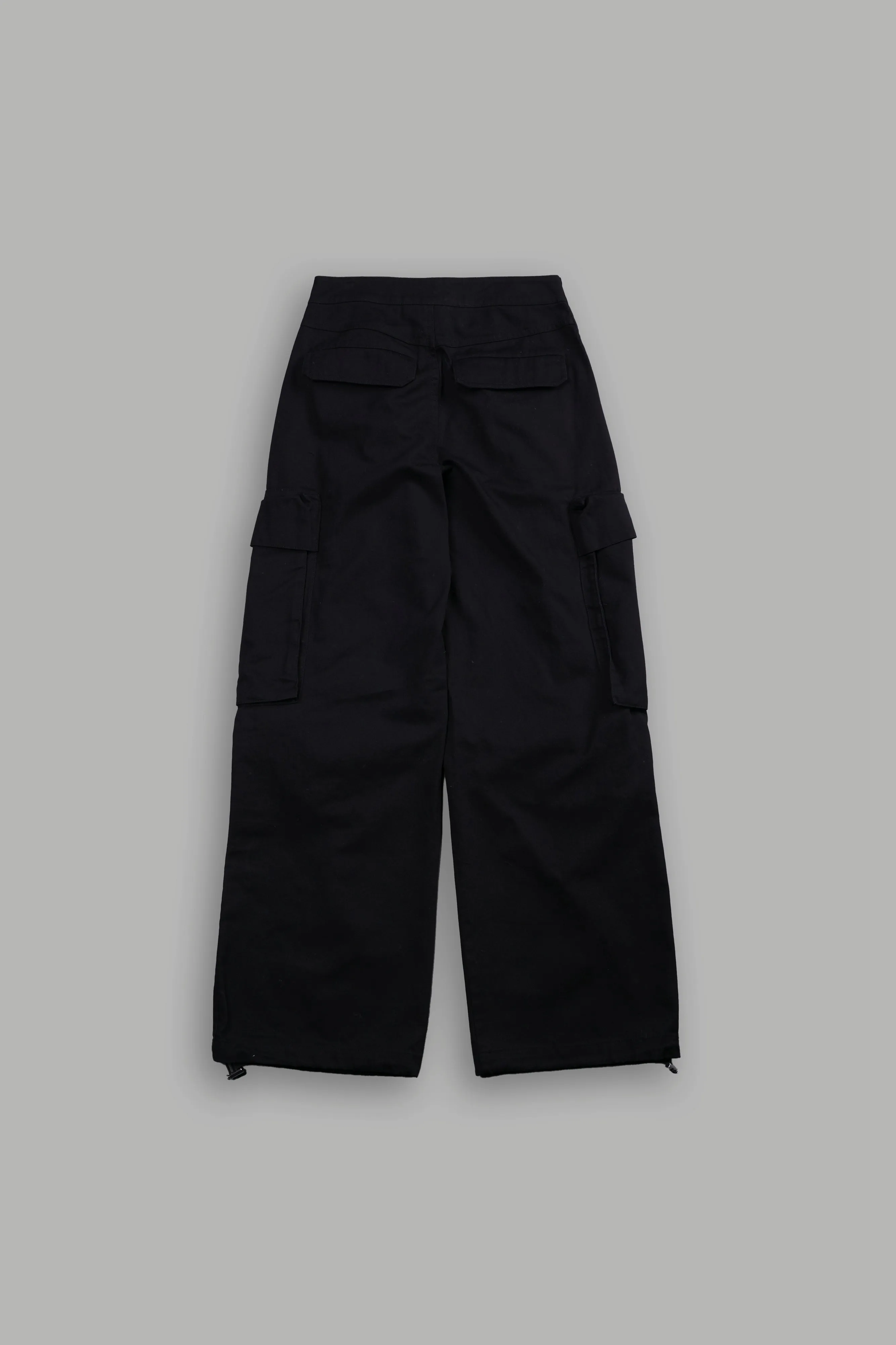 Wolf Chopper She Parachute Pants in Black
