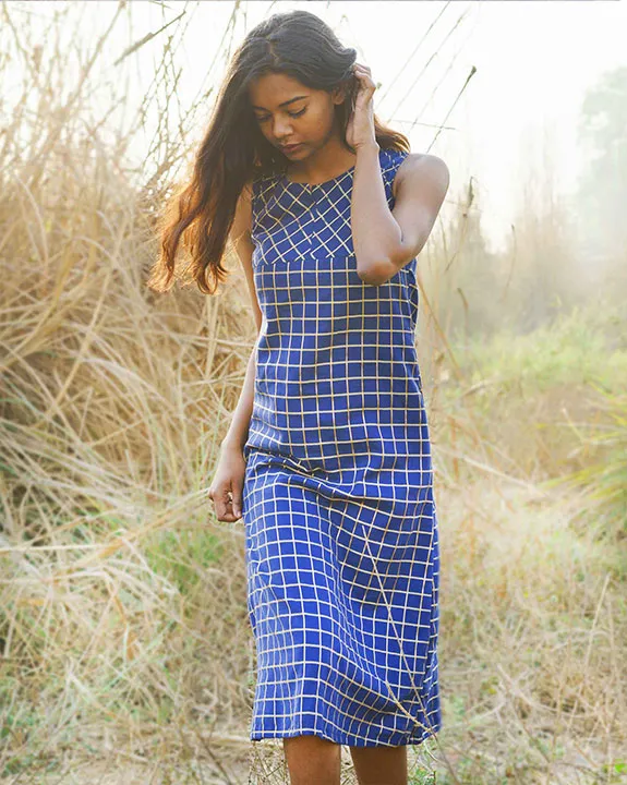Women's Shift Gyaro Dress – Navy