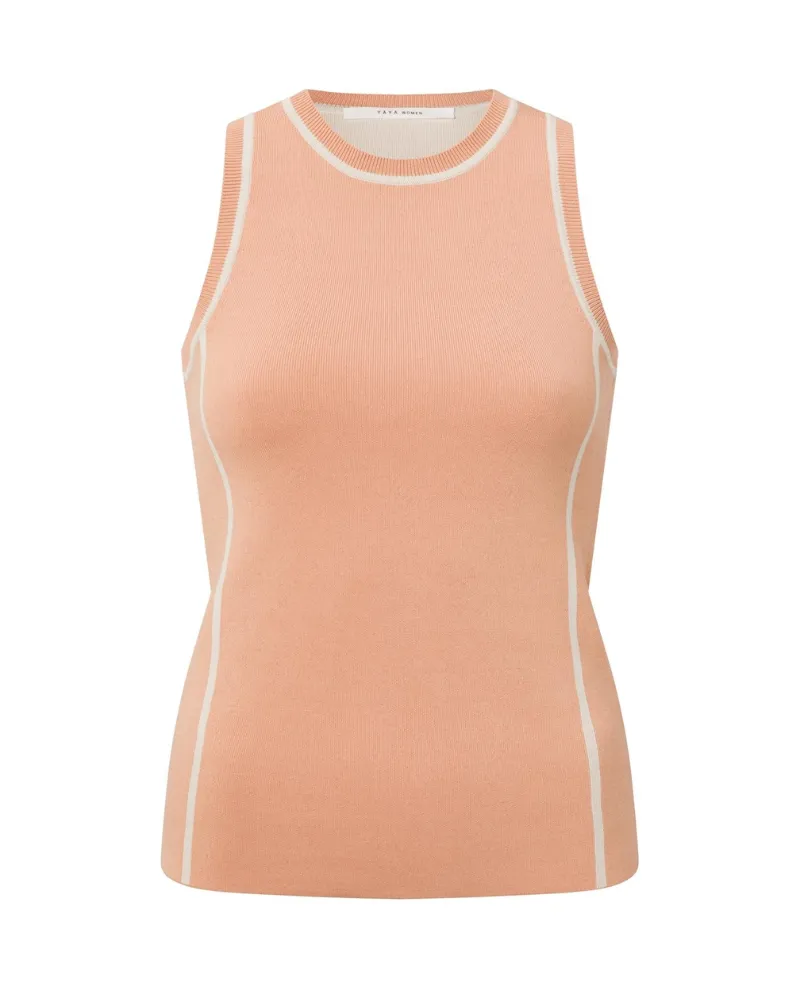 Yaya Dusty Coral Tank Knit